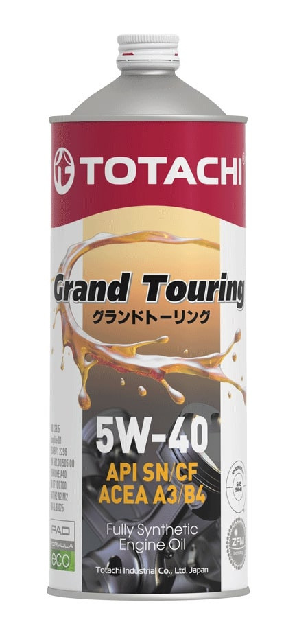 Масло моторное TOTACHI Grand Touring SN Синтетика 5W-40 1 л - mcmauto