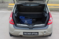 Защита заднего бампера для Renault Sandero Stepway 2009-2013, шагрень