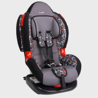 Детское автокресло "SIGER ART Кокон ISOFIX" KRES0295 алфавит, 1-7 лет, 9-25 кг, группа 1/2