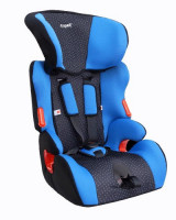 Детское автокресло "SIGER ART КОСМО" KRES0047 синий, 1-12 лет, 9-36 кг, группа 1/2/3