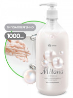 Жидкое крем-мыло "Milana" жемчужное с дозатором GRASS арт. 126201 1000 мл.