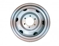 Диск колеса штамп R16х6.5J, PCD 6x139.7, ET40, DIA109,0 "Мефро" серебристый, УАЗ PROFI