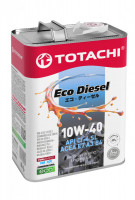 Масло моторное TOTACHI Eco Diesel CI-4/CH-4/SL п\синт 10W-40 4 л