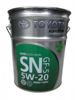 Масло моторное синтетическое TOYOTA SN/GF-5 5W-20 20 л