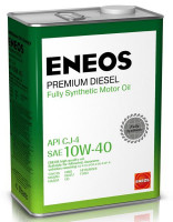 Масло моторное ENEOS Premium Diesel CJ-4 синтетическое 10W-40 4 л