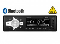 Автомагнитола 24V SWAT SD/MP3/USB 4х45Вт MEX-1224UBW белая подсветка Bluetooth