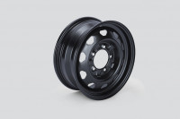 Диск колеса штамп R16х6.5J, PCD 5x139.7, ET40, DIA108,5 - УАЗ Patriot, 3741 (буханка) черный матовый, арт. 316220-3101015-07