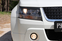 Накладки на передние фары (реснички) компл.-2 шт. для Suzuki Grand Vitara 2008-2012, глянец (под покраску)