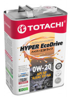 Масло моторное TOTACHI HYPER Ecodrive Fully Synthetic SP/RC/GF-6A 0W-20 4л