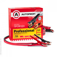 Провода пусковые "AUTOPROFI", профессиональные, 100% ССА - (AP/BC - 7000 Pro)