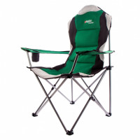 Кресло складное с подлокотниками и подстаканником 60x60x110/92 см, Camping// Palisad