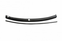 Жабо цельное Вариант 2 без скотча для Renault Duster I 2010-2014, шагрень
