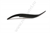 Накладки на фары (реснички) компл.-2 шт. для Toyota Camry V40 2009-2011, глянец (под покраску)