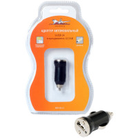 Адаптер автомобильный 1хUSB 1А в прикуриватель 12/24В AirLine - ACH-1U-11