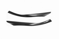 Накладки на передние фары (реснички) компл.-2 шт. для Chevrolet Сruze I 2009-2011, глянец (под покраску)