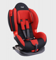 Детское автокресло "SIGER ART Кокон ISOFIX" KRES0117 красный, 1-7 лет, 9-25 кг, группа 1/2