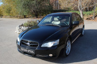 Накладки на передние фары (реснички) компл.-2 шт. для Subaru Legacy 2003-2006, глянец (под покраску)