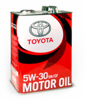 Масло моторное синтетическое TOYOTA 5W-30, SN/CF, 4 л