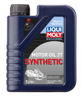 Масло моторное 2-тактное LIQUI MOLY Snowmobil Motoroil 2T Synthetic (синт.) 1л