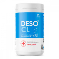 125667 Средство дезинфицирующее с моющим эффектом "DESO CL" таблетки (банка 1кг)