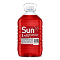 Стеклоомыватель летний водоотталкивающий SUN 5л, ПЭТ (1/4). Артикул SWS-0205