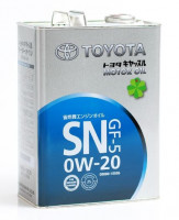 Масло моторное синтетическое TOYOTA SN/GF-5 0W-20 4 л