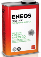 Масло моторное ENEOS Ecostage, синтетическое, 0W-20, SN, 1 л