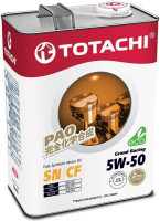 Масло моторное TOTACHI Grand Racing Fully Synthetic SN/CF Синтетика 5W-50 4 л